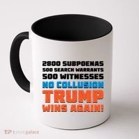 No Collusion Trump Wins Again Coffee Mug thumb 0