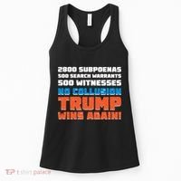 No Collusion Trump Wins Again Women's Tank Top thumb 0