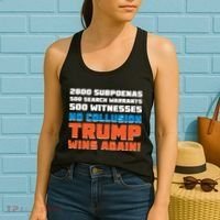 No Collusion Trump Wins Again Women's Tank Top thumb 2