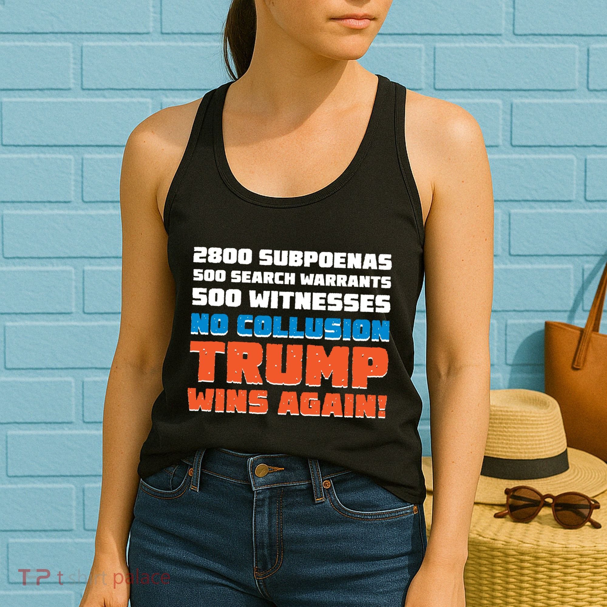 No Collusion Trump Wins Again Women's Tank Top