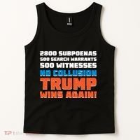 No Collusion Trump Wins Again Tank Top thumb 2