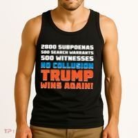 No Collusion Trump Wins Again Tank Top thumb 3