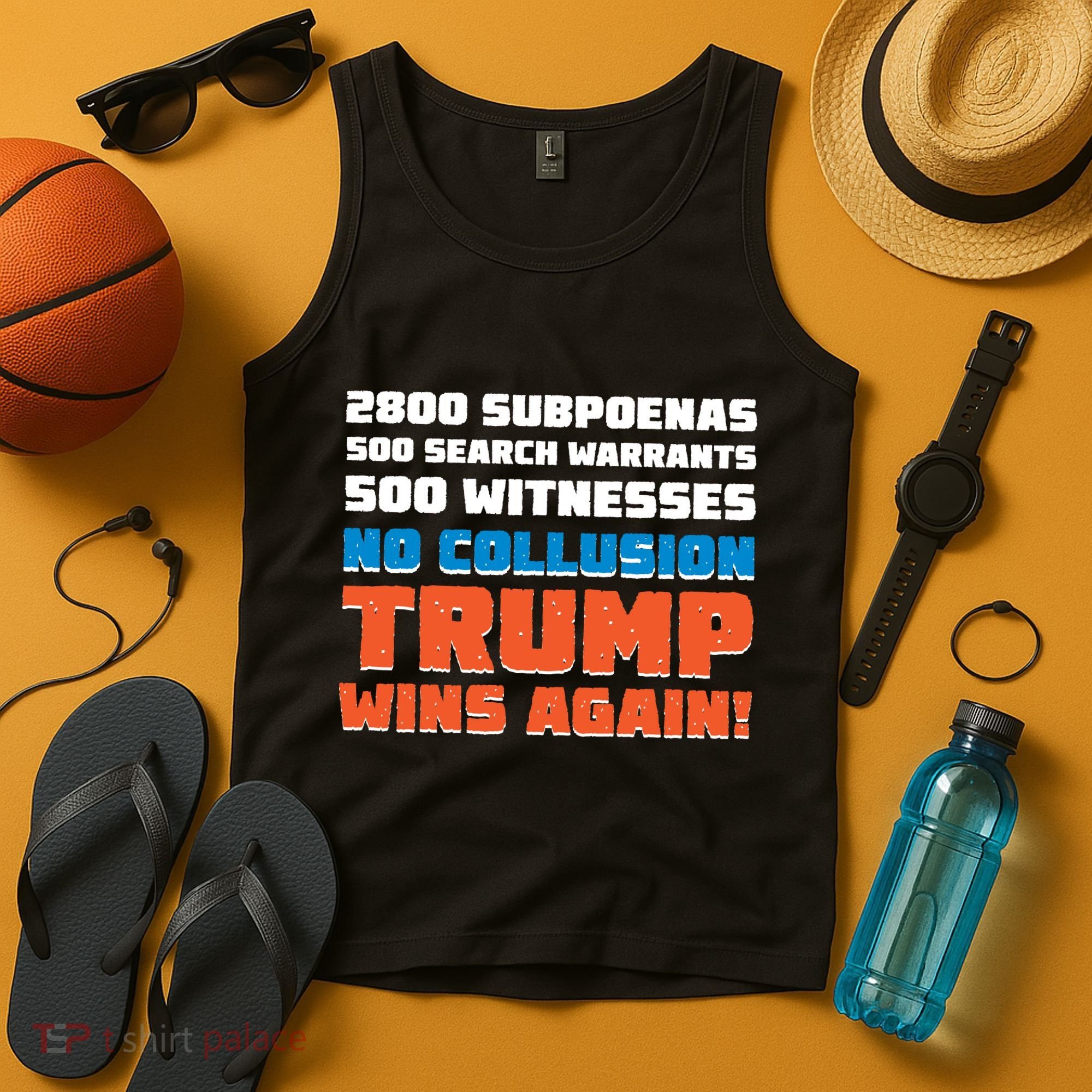 No Collusion Trump Wins Again Tank Top