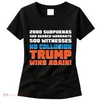No Collusion Trump Wins Again Women's T-Shirt thumb 0
