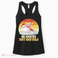No Cookies Just Cocktails Summer Vacation Santa Claus Women's Tank Top thumb 0