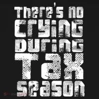No Crying During Tax Season Button thumb 1