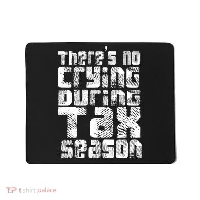 No Crying During Tax Season Mousepad