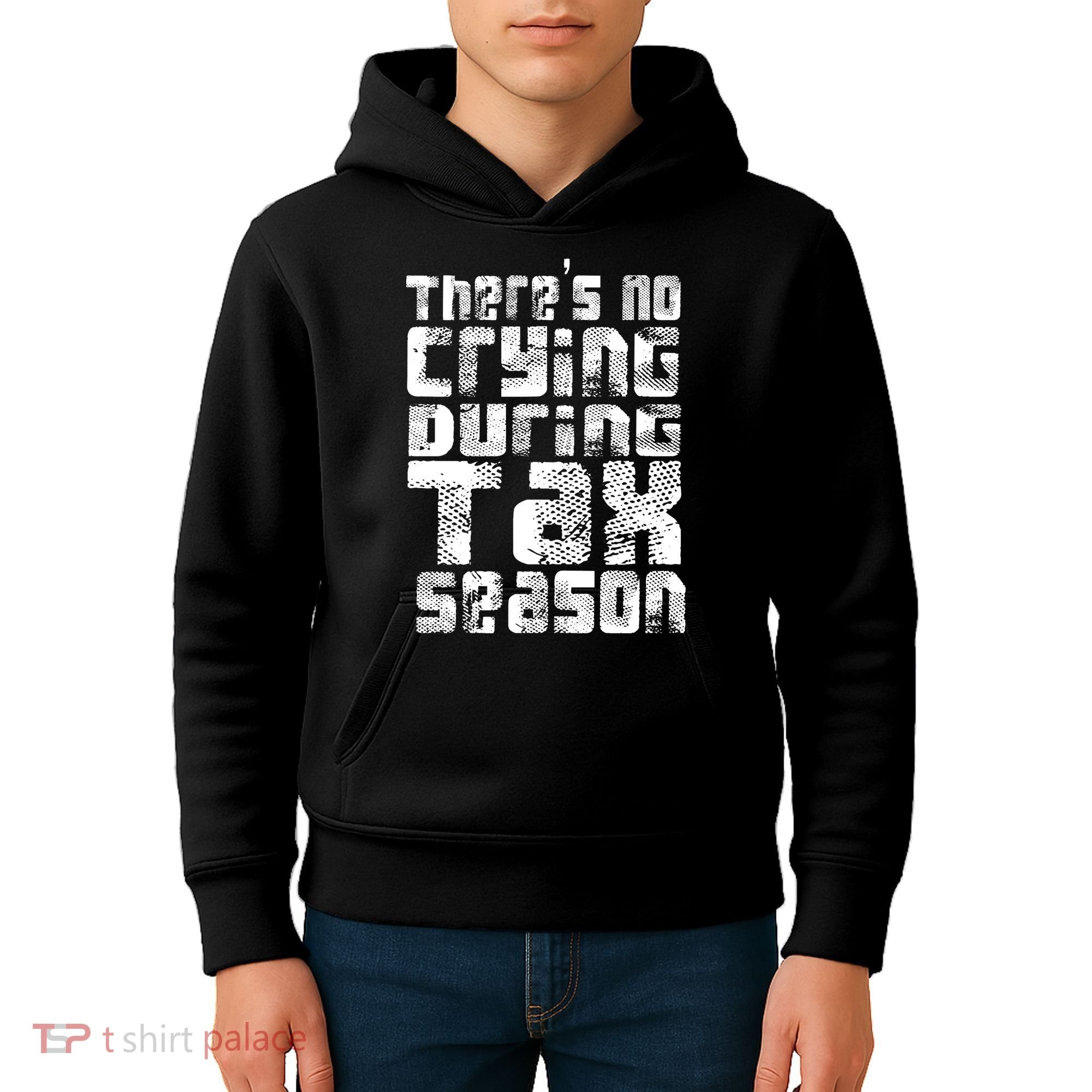 No Crying During Tax Season Kids Hoodie
