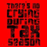 No Crying During Tax Season Santa Hat thumb 1