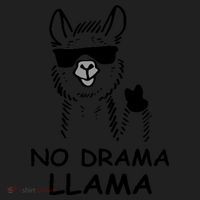 No Drama Llama Golf Towel thumb 3