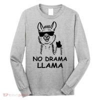 No Drama Llama Long Sleeve Shirt thumb 0