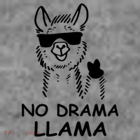 No Drama Llama Sweatshirt thumb 3