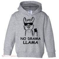 No Drama Llama Toddler Hoodie thumb 0