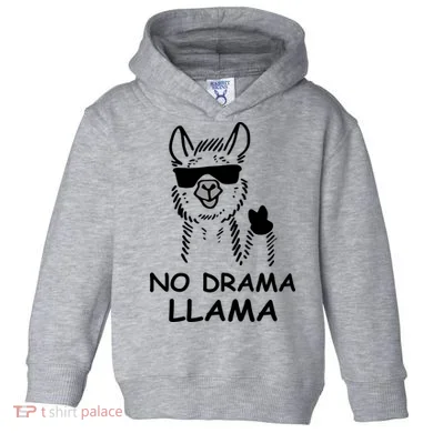 No Drama Llama Toddler Hoodie