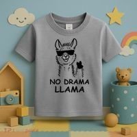No Drama Llama Toddler T-Shirt thumb 3
