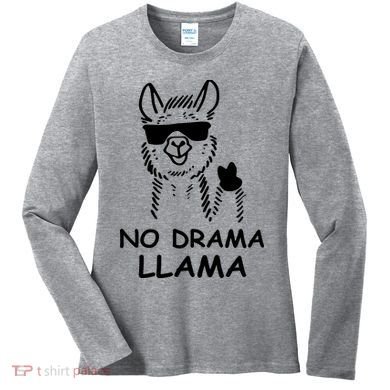 No Drama Llama Women's Long Sleeve Shirt
