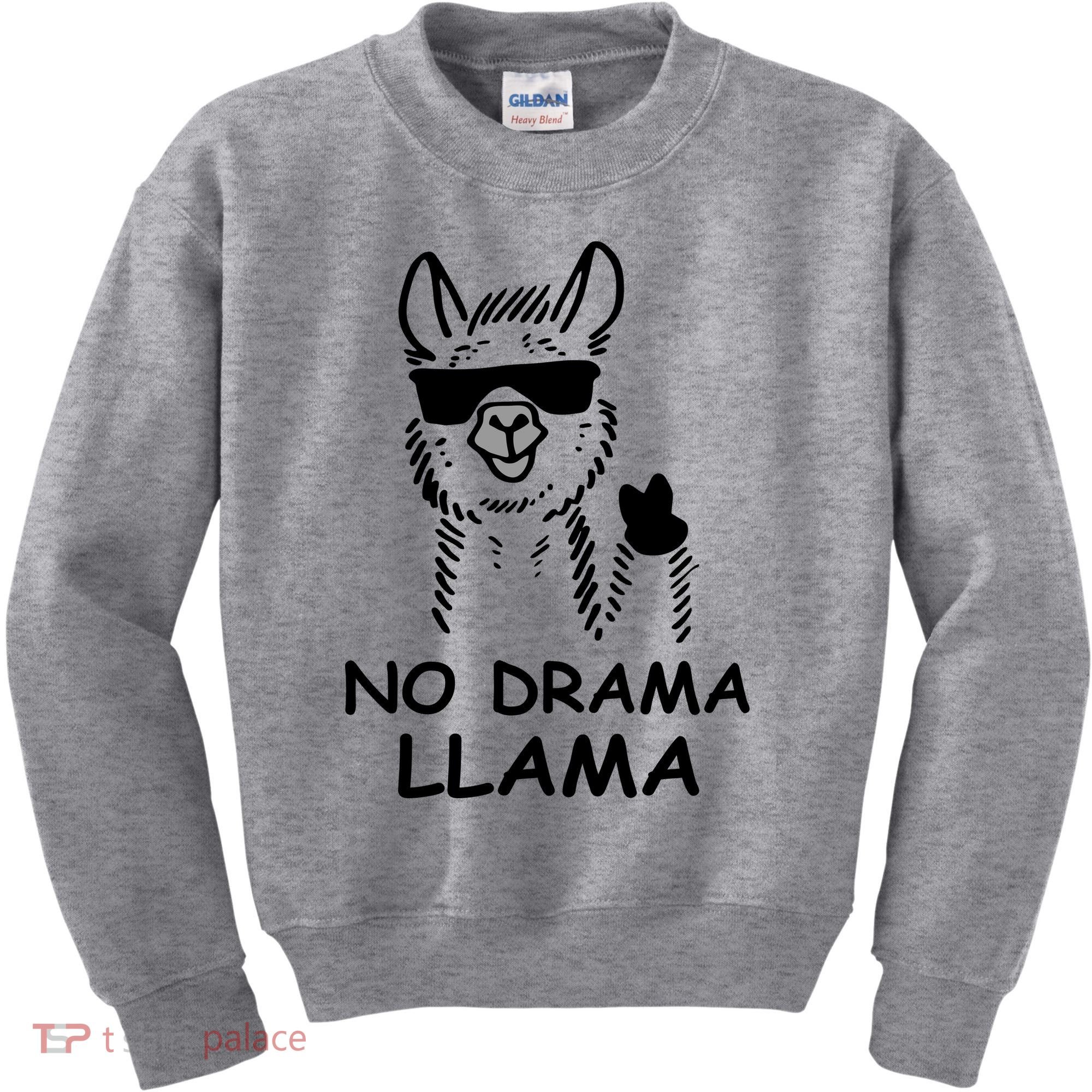 No Drama Llama Kids Sweatshirt