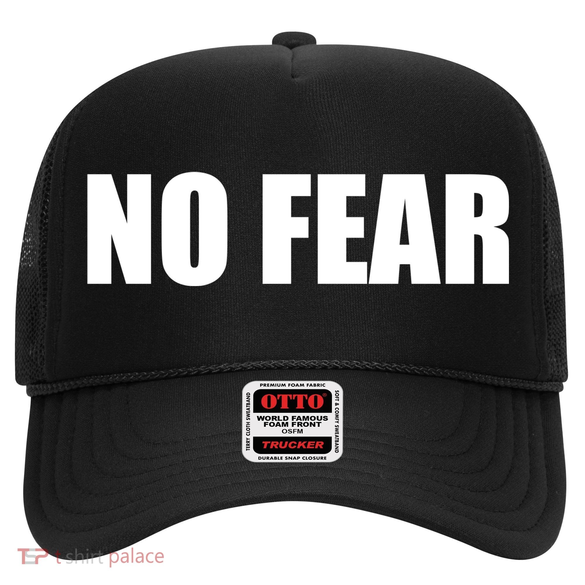 No Fear Word Imprint Hat