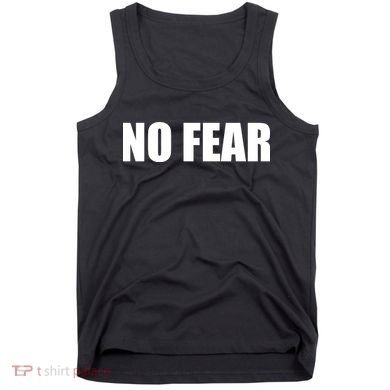 No Fear Word Imprint Tank Top