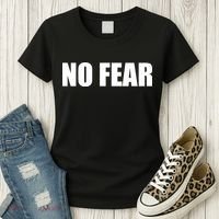 No Fear Word Imprint Women's T-Shirt thumb 3