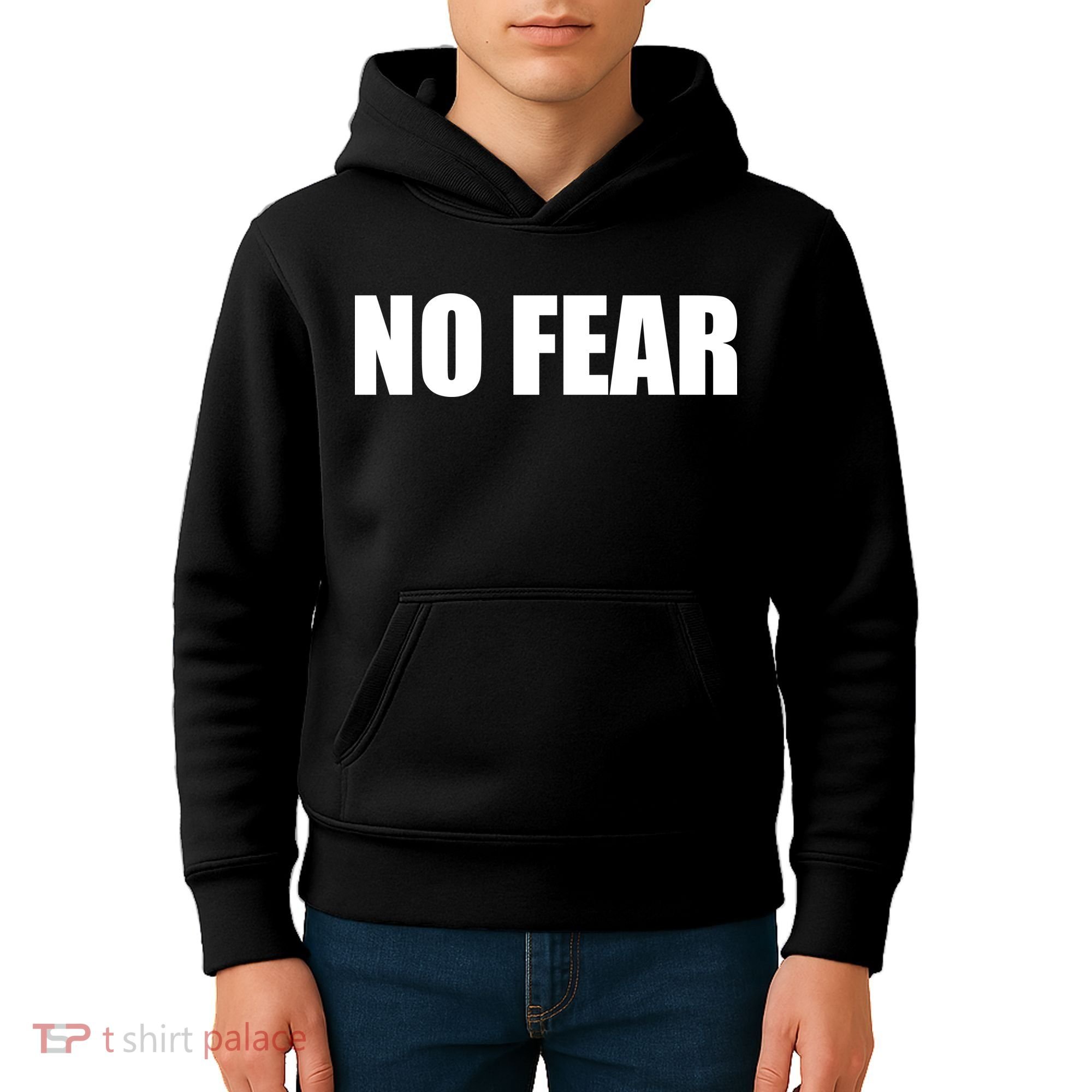 No Fear Word Imprint Kids Hoodie
