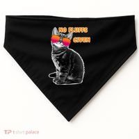 No Fluffs Given Kitten Sunglasses USA-Made Doggie Bandana thumb 0