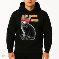 No Fluffs Given Kitten Sunglasses Hoodie thumb 2