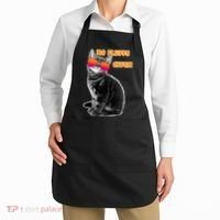 No Fluffs Given Kitten Sunglasses Apron thumb 2
