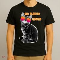 No Fluffs Given Kitten Sunglasses T-Shirt thumb 3