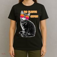 No Fluffs Given Kitten Sunglasses T-Shirt thumb 4