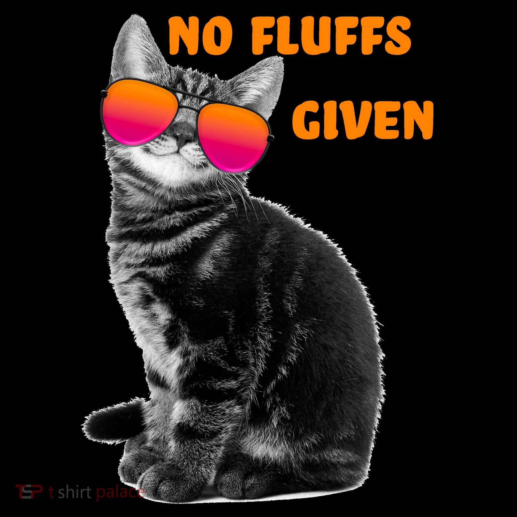 No Fluffs Given Kitten Sunglasses Coffee Mug