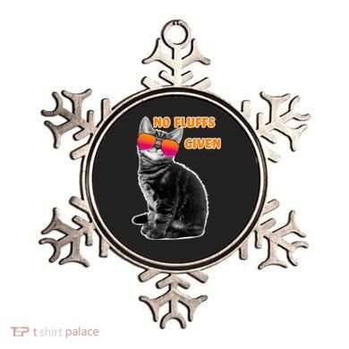 No Fluffs Given Kitten Sunglasses Ornament