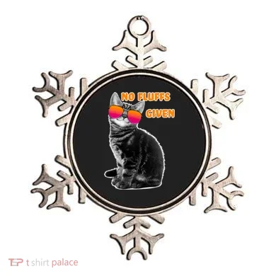 No Fluffs Given Kitten Sunglasses Ornament