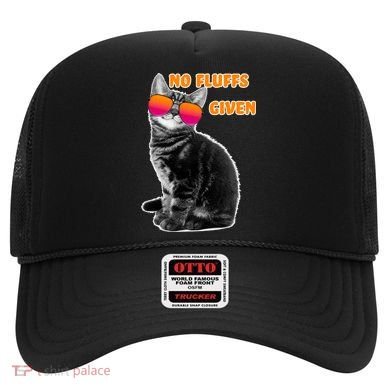 No Fluffs Given Kitten Sunglasses Hat