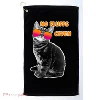 No Fluffs Given Kitten Sunglasses Golf Towel thumb 0