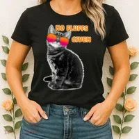 No Fluffs Given Kitten Sunglasses Women's T-Shirt thumb 2