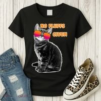 No Fluffs Given Kitten Sunglasses Women's T-Shirt thumb 3