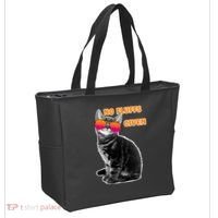 No Fluffs Given Kitten Sunglasses Tote Bag thumb 2