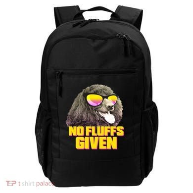 No Fluffs Given Poodle Backpack