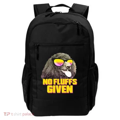 No Fluffs Given Poodle Backpack