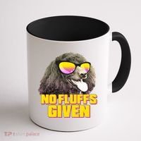 No Fluffs Given Poodle Coffee Mug thumb 1