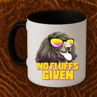 No Fluffs Given Poodle Coffee Mug thumb 2