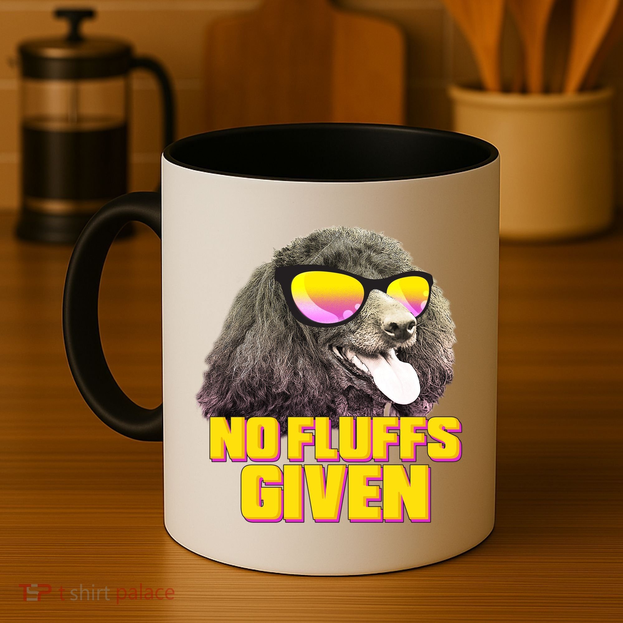 No Fluffs Given Poodle Coffee Mug