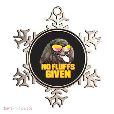 No Fluffs Given Poodle Ornament