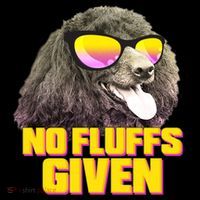 No Fluffs Given Poodle Ornament thumb 1