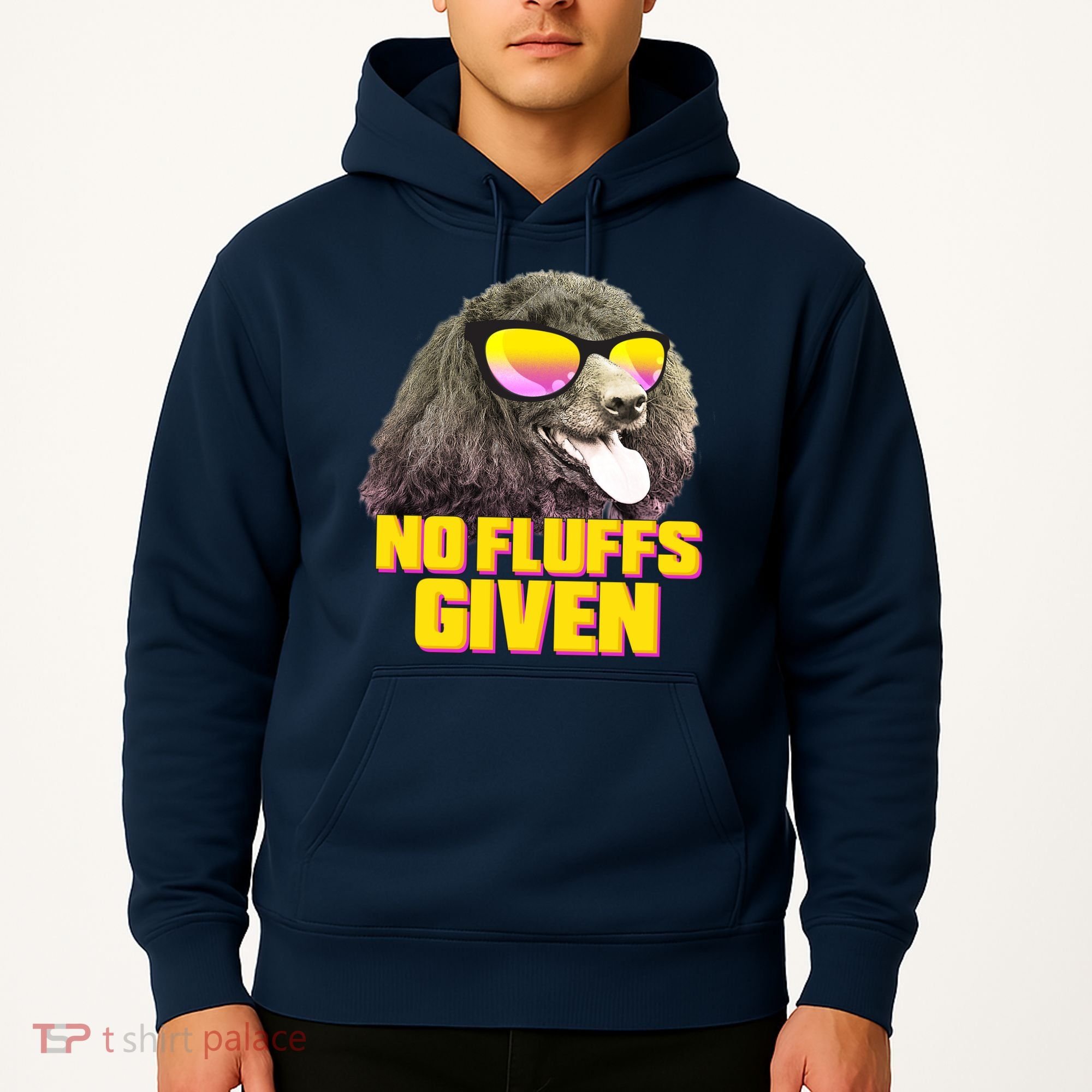 No Fluffs Given Poodle Hoodie
