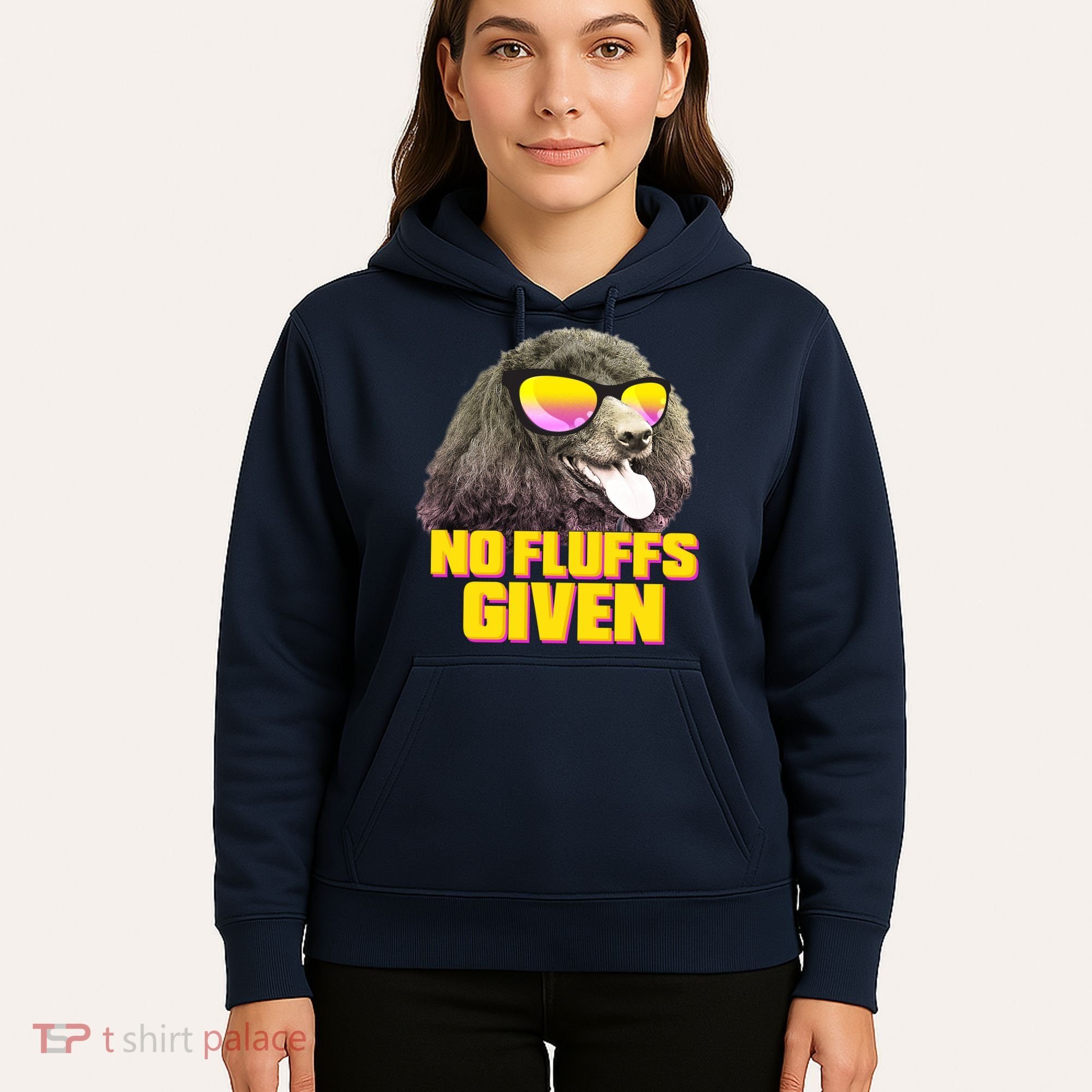 No Fluffs Given Poodle Hoodie