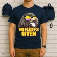 No Fluffs Given Poodle T-Shirt thumb 6