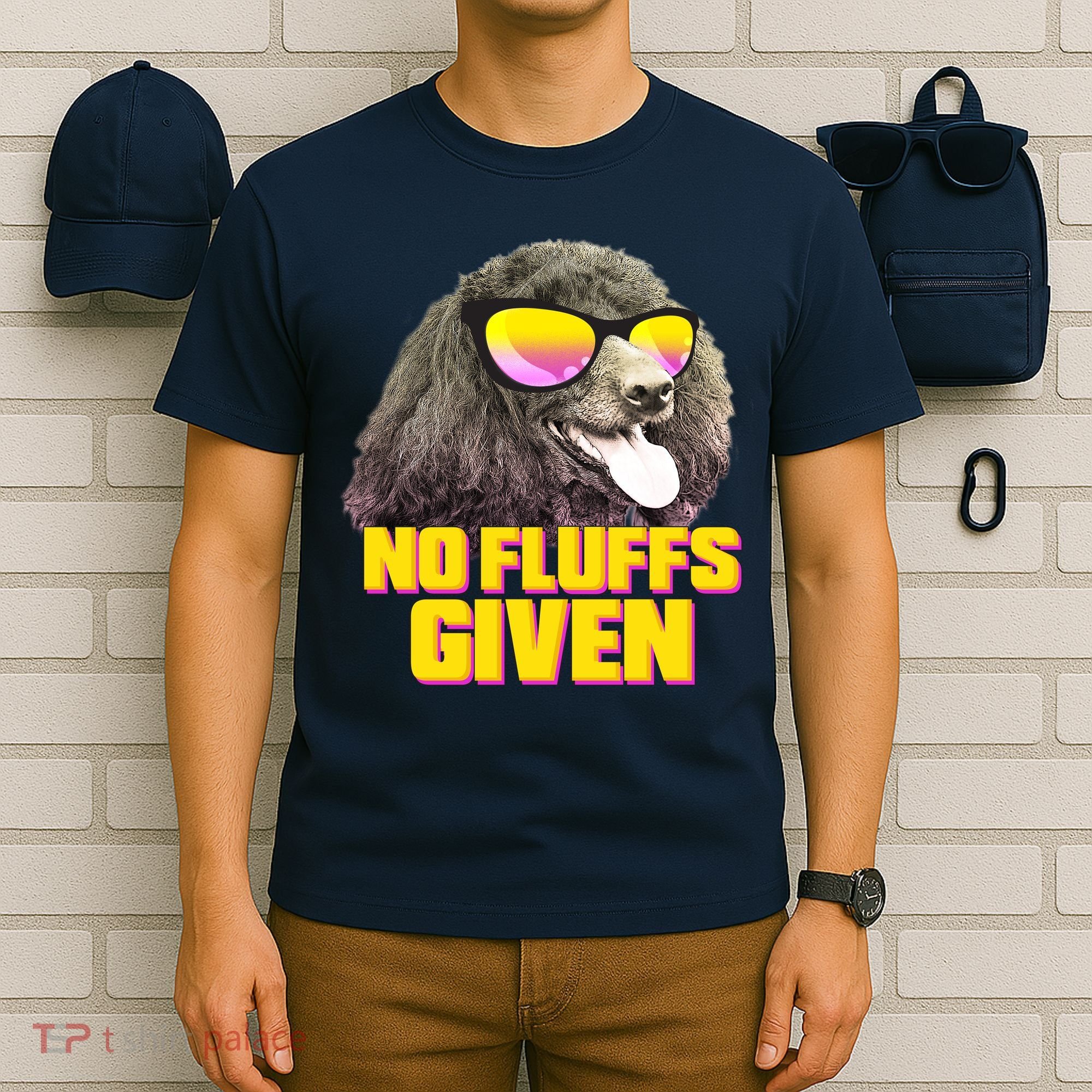 No Fluffs Given Poodle T-Shirt