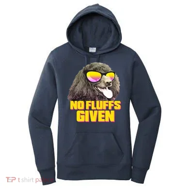 No Fluffs Given Poodle Women's Hoodie